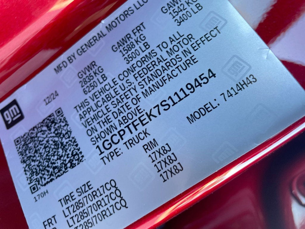 2025 Chevrolet Colorado ZR2