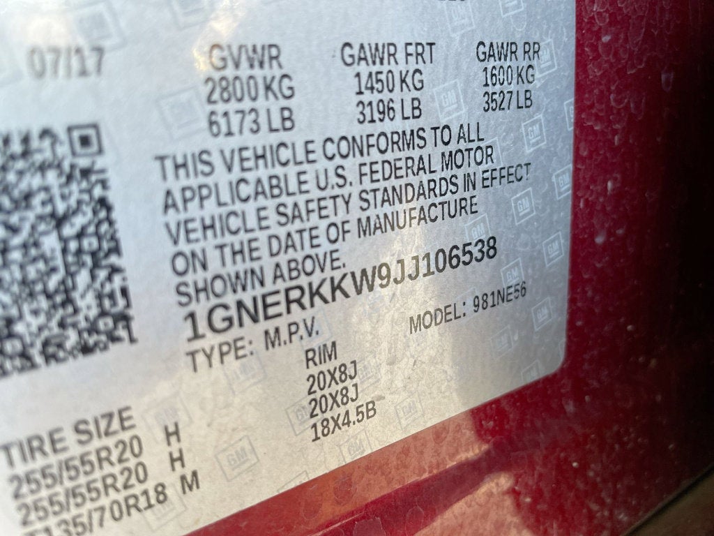 2018 Chevrolet Traverse Premier