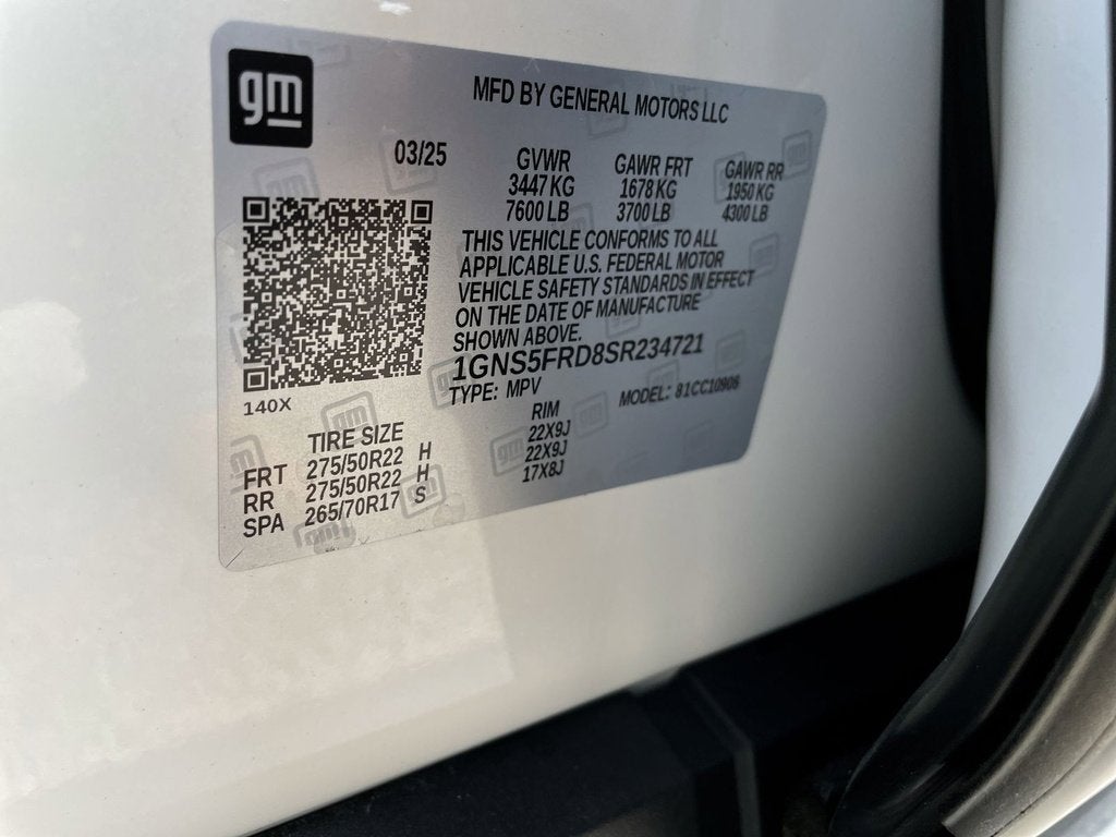 2025 Chevrolet Suburban Premier