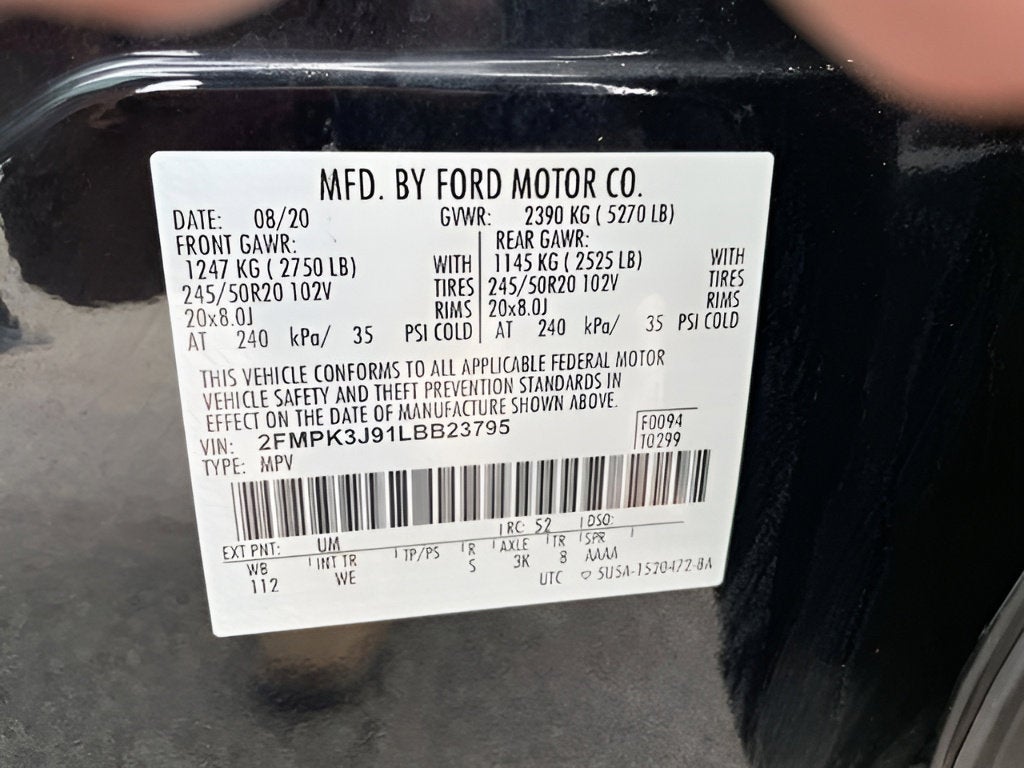 2020 Ford Edge ST Line