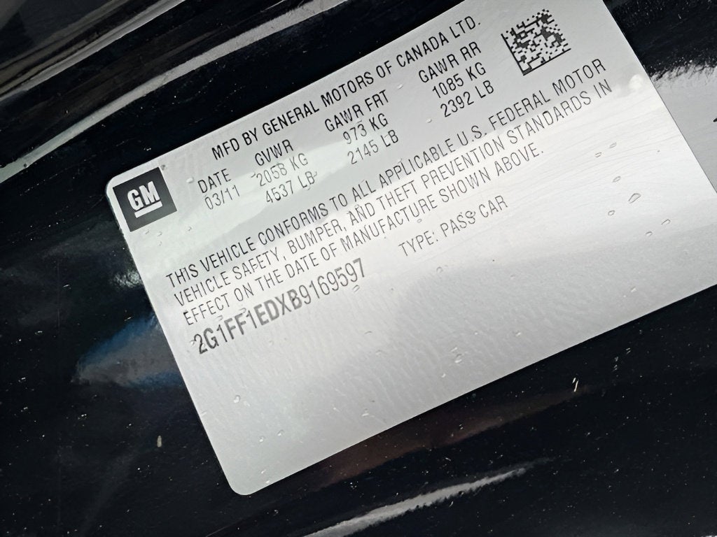 2011 Chevrolet Camaro 1LT