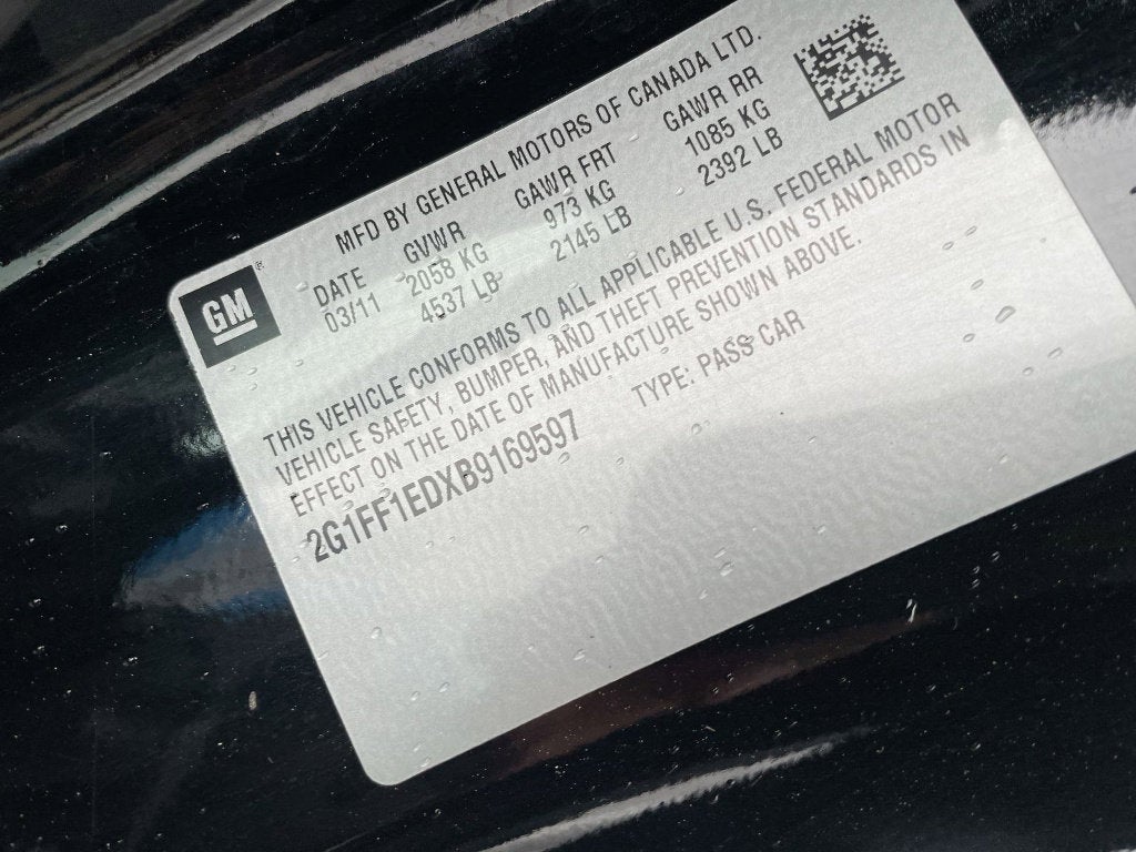 2011 Chevrolet Camaro 1LT