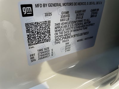 2026 Chevrolet Silverado 1500 Custom