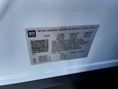 2026 Chevrolet Equinox RS