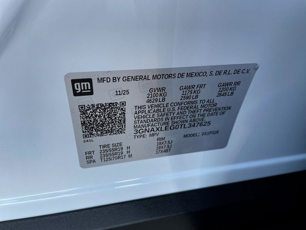 2026 Chevrolet Equinox RS