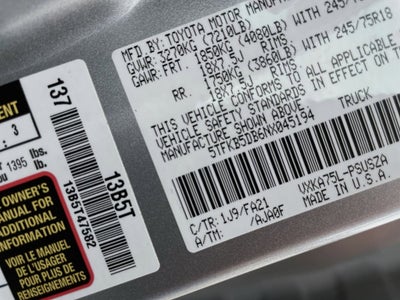 2022 Toyota Tundra SR