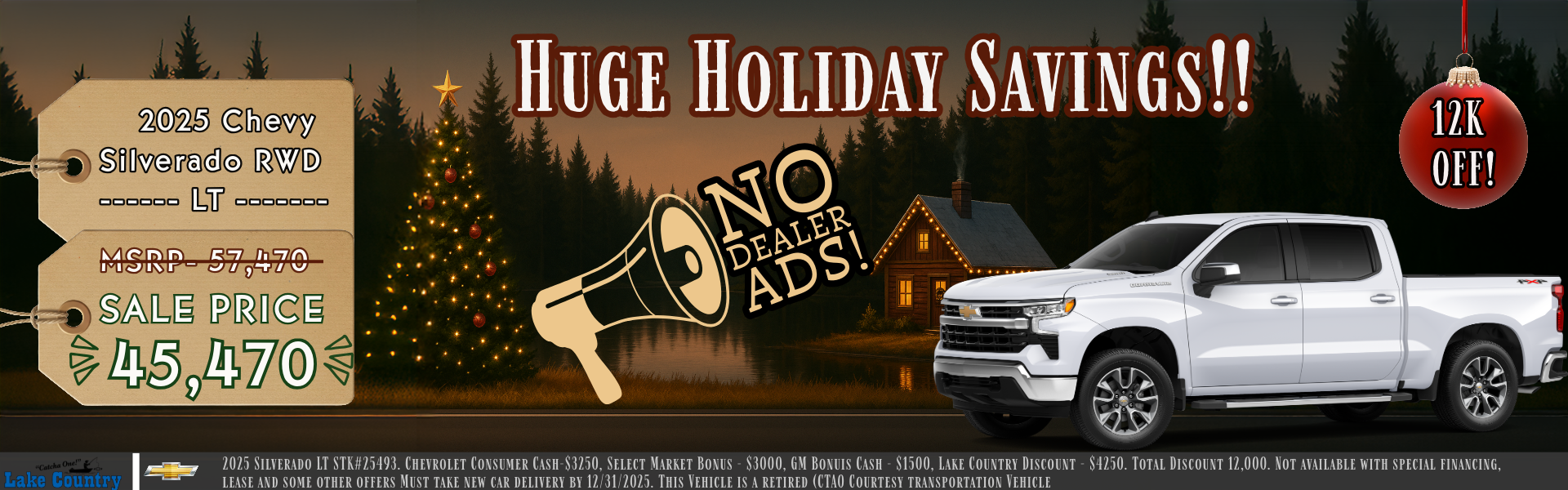 HUGE HOLIDAY SAVINGS